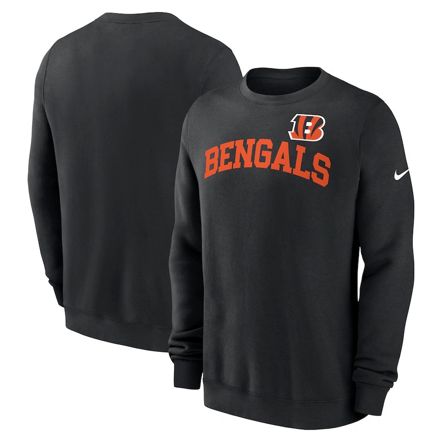 Men Cincinnati Bengals black style #22 NFL 2024 hoodie